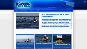 What Rowingforall.com website looked like in 2019 (4 years ago)