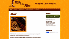 What Ribsontherun-ny.com website looked like in 2019 (4 years ago)
