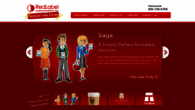 What Redlabelcom.com website looked like in 2019 (4 years ago)