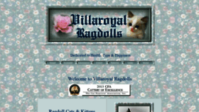 What Ragdollcat.org website looked like in 2019 (4 years ago)