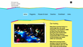What Rebaearlylearningcenter.com website looked like in 2019 (4 years ago)