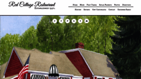 What Redcottagerestaurant.com website looked like in 2019 (4 years ago)