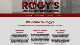 What Rogyslaundry.com website looked like in 2019 (4 years ago)