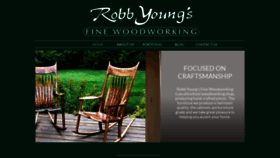 What Robbyoung.com website looked like in 2019 (4 years ago)
