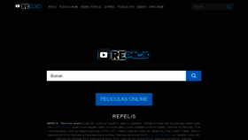 What Repelis.mx website looked like in 2019 (4 years ago)