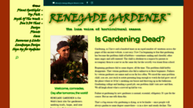 What Renegadegardener.com website looked like in 2019 (4 years ago)