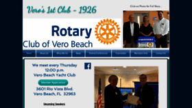 What Rotaryofverobeach.com website looked like in 2019 (6 years ago)