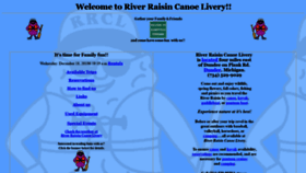 What Riverraisincanoelivery.com website looked like in 2019 (4 years ago)