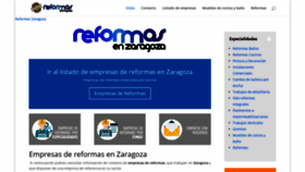 What Reformaszaragoza.com website looked like in 2019 (4 years ago)