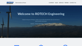 What Rotechen.gr website looked like in 2019 (4 years ago)