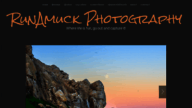 What Runamuckphotography.com website looked like in 2019 (4 years ago)