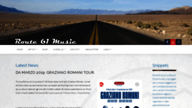 What Route61music.com website looked like in 2019 (4 years ago)
