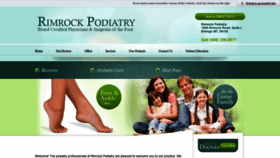 What Rimrockpodiatry.com website looked like in 2019 (4 years ago)