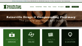 What Rainsvilledrugs.com website looked like in 2019 (4 years ago)