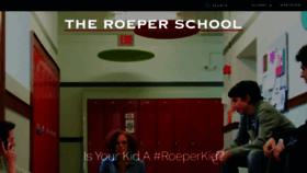 What Roeper.org website looked like in 2019 (4 years ago)