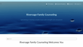 What Riversagecounseling.com website looked like in 2019 (4 years ago)