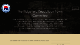 What Ridgefieldctgop.org website looked like in 2019 (4 years ago)