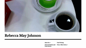 What Rebeccamayjohnson.com website looked like in 2019 (4 years ago)