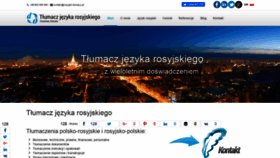 What Rosyjski-tlumacz.pl website looked like in 2019 (4 years ago)