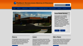 What Rehabhospitalwi.com website looked like in 2019 (4 years ago)