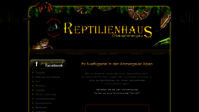 What Reptilien-haus.de website looked like in 2019 (4 years ago)