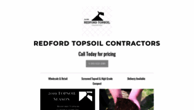 What Redfordtopsoil.com website looked like in 2019 (4 years ago)