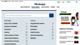 What Reference.medscape.com website looked like in 2019 (4 years ago)