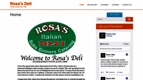 What Rosasdeli.com website looked like in 2019 (4 years ago)
