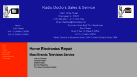 What Radio-doctors.com website looked like in 2019 (4 years ago)