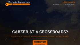 What Rochesterresume.com website looked like in 2019 (4 years ago)