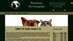 What Rainbowpethospital.com website looked like in 2019 (4 years ago)
