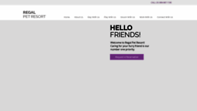 What Regalpetresort.com website looked like in 2019 (4 years ago)