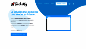 What Rocketfy.co website looked like in 2019 (4 years ago)