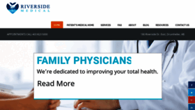What Riversidemedical.ca website looked like in 2019 (4 years ago)