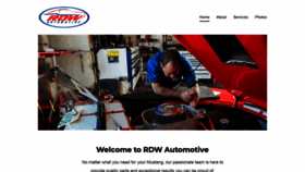What Rdwautomotive.com website looked like in 2019 (4 years ago)