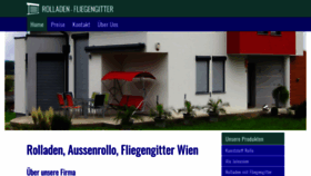 What Rolladen-fliegengitter.at website looked like in 2019 (6 years ago)