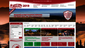 What Reisen-kasch.de website looked like in 2019 (4 years ago)