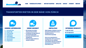 What Rentabus.ch website looked like in 2019 (4 years ago)