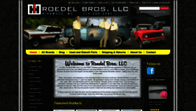 What Roedelbrothers.com website looked like in 2019 (4 years ago)