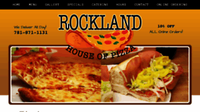 What Rocklandhouseofpizza.com website looked like in 2019 (4 years ago)