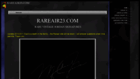 What Rareair23.com website looked like in 2019 (4 years ago)