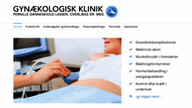 What Rosgynklinik.dk website looked like in 2019 (4 years ago)