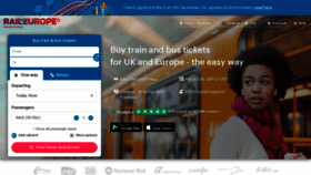 What Raileurope.co.uk website looked like in 2019 (4 years ago)