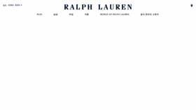 What Ralphlauren.co.kr website looked like in 2019 (4 years ago)