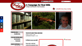 What Realmilk.com website looked like in 2019 (4 years ago)