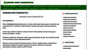 What Rankingkont.org website looked like in 2019 (4 years ago)