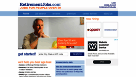 What Retirementjobs.com website looked like in 2019 (4 years ago)