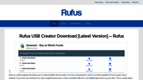 What Rufus.onl website looked like in 2019 (4 years ago)