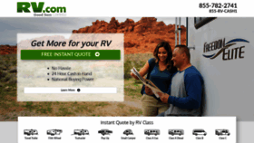 What Rv.com website looked like in 2019 (4 years ago)