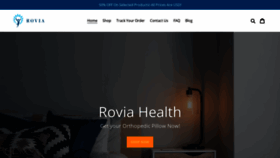 What Roviahealth.com website looked like in 2019 (4 years ago)